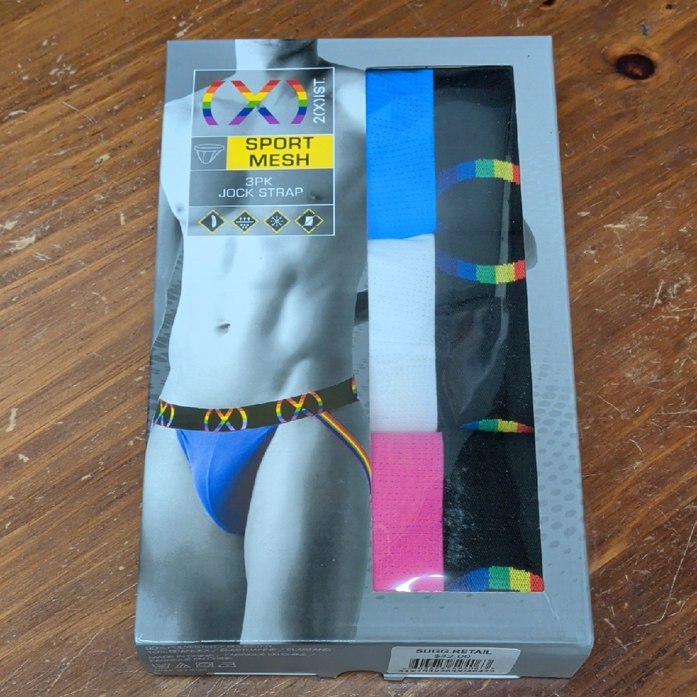 2xist (X) Sport Mesh Pride | Jock Strap 3-pack